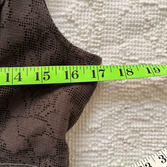 Anthropologie Maeve Dress Sleeveless Lace Gray Size Small Mini Cottagecore Fairy - Picture 6 of 8